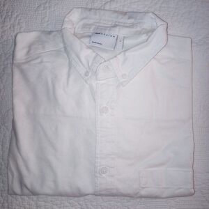 👕🧊 ASOS White Button-Up Shirt